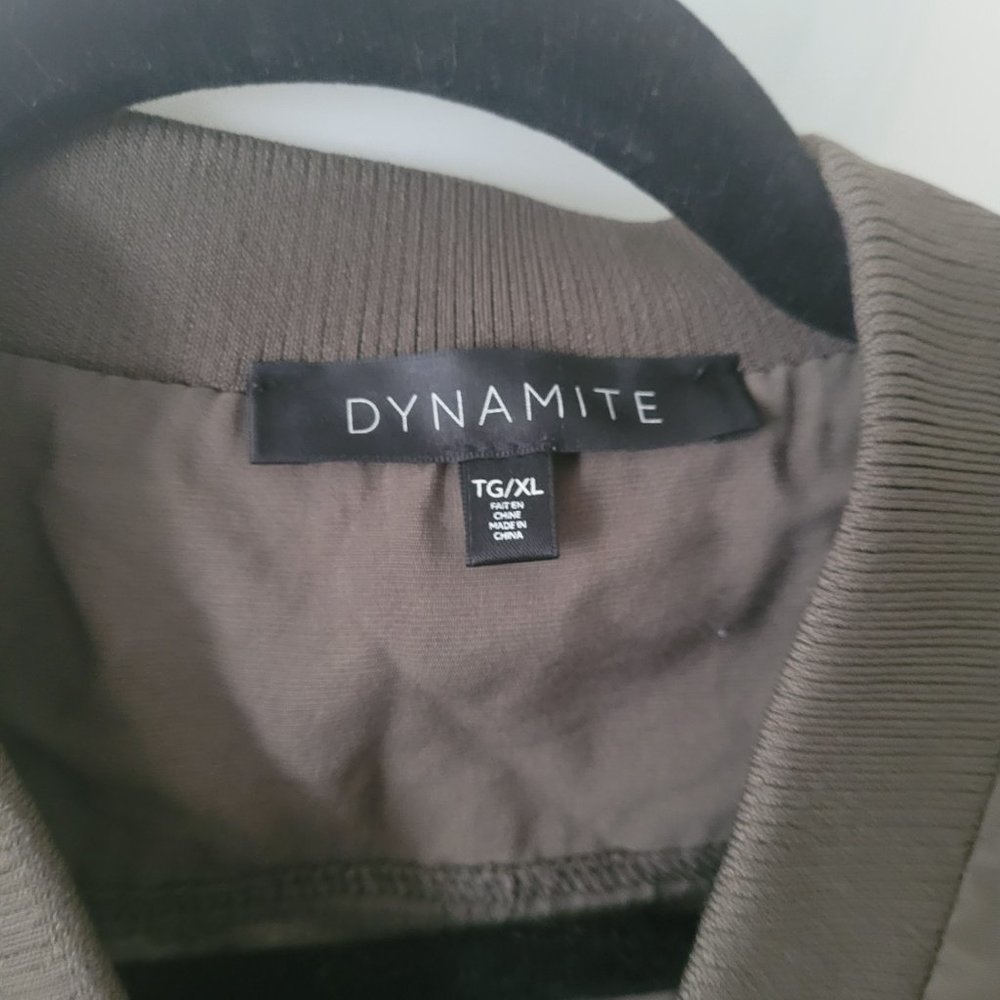 Cropped Dynamite Bomber Jacket - Picture 2 of 3